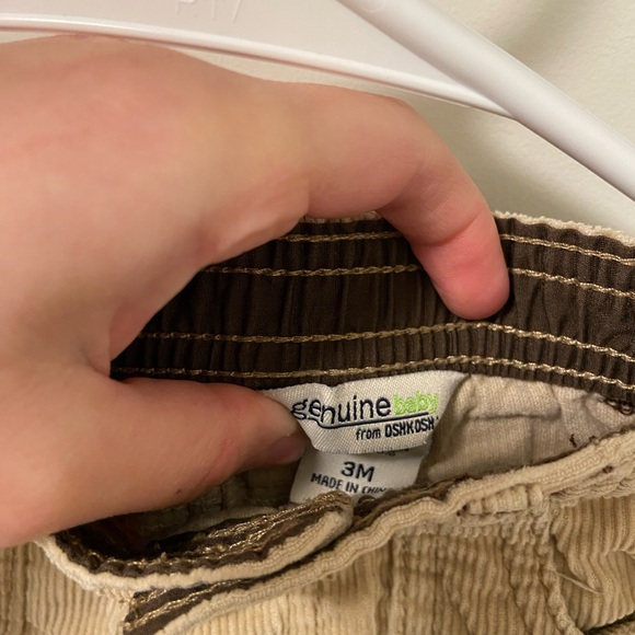 NWOT | OshKosh baby tan suede pants — 3 months - Picture 2 of 3